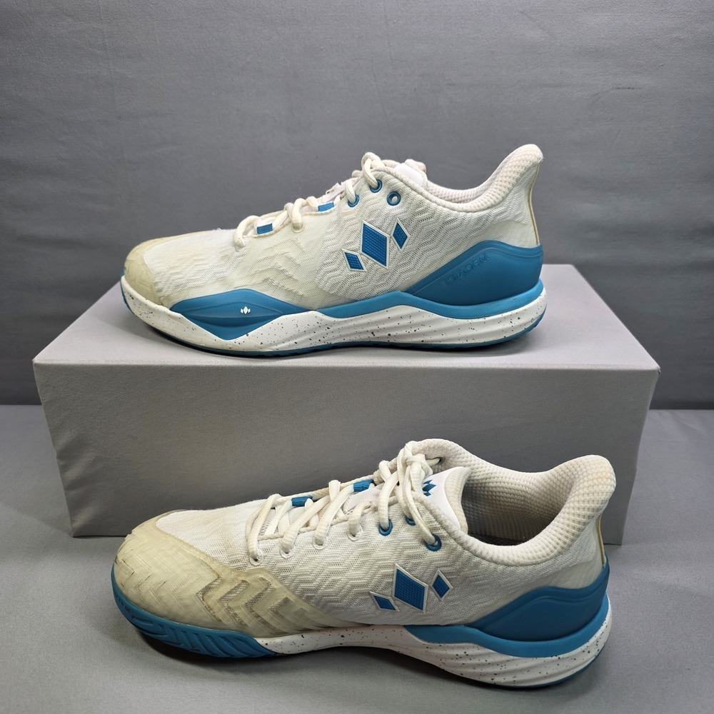 Diadem Court Burst Tennis Pickleball Shoes White Blue Womens 8.5 - Picture 2 of 16